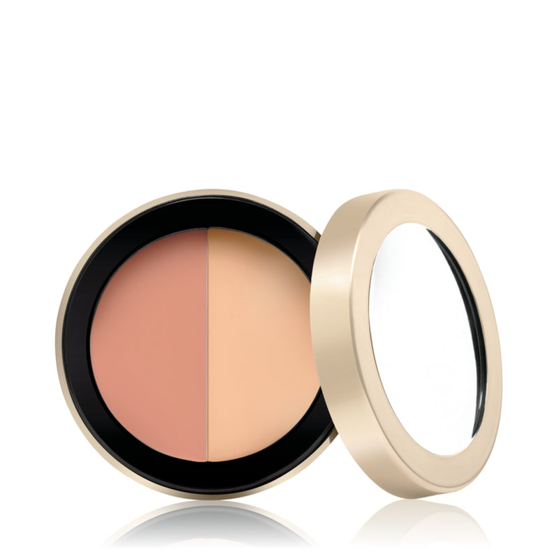 Circle\Delete Concealer - light and medium peach colour swatch 